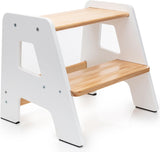 Children's wooden footstool
