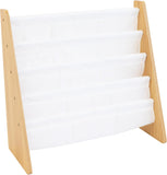 Children's wooden bookshelf