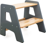Children's wooden footstool