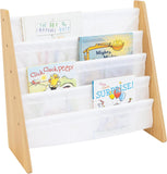 Children's wooden bookshelf